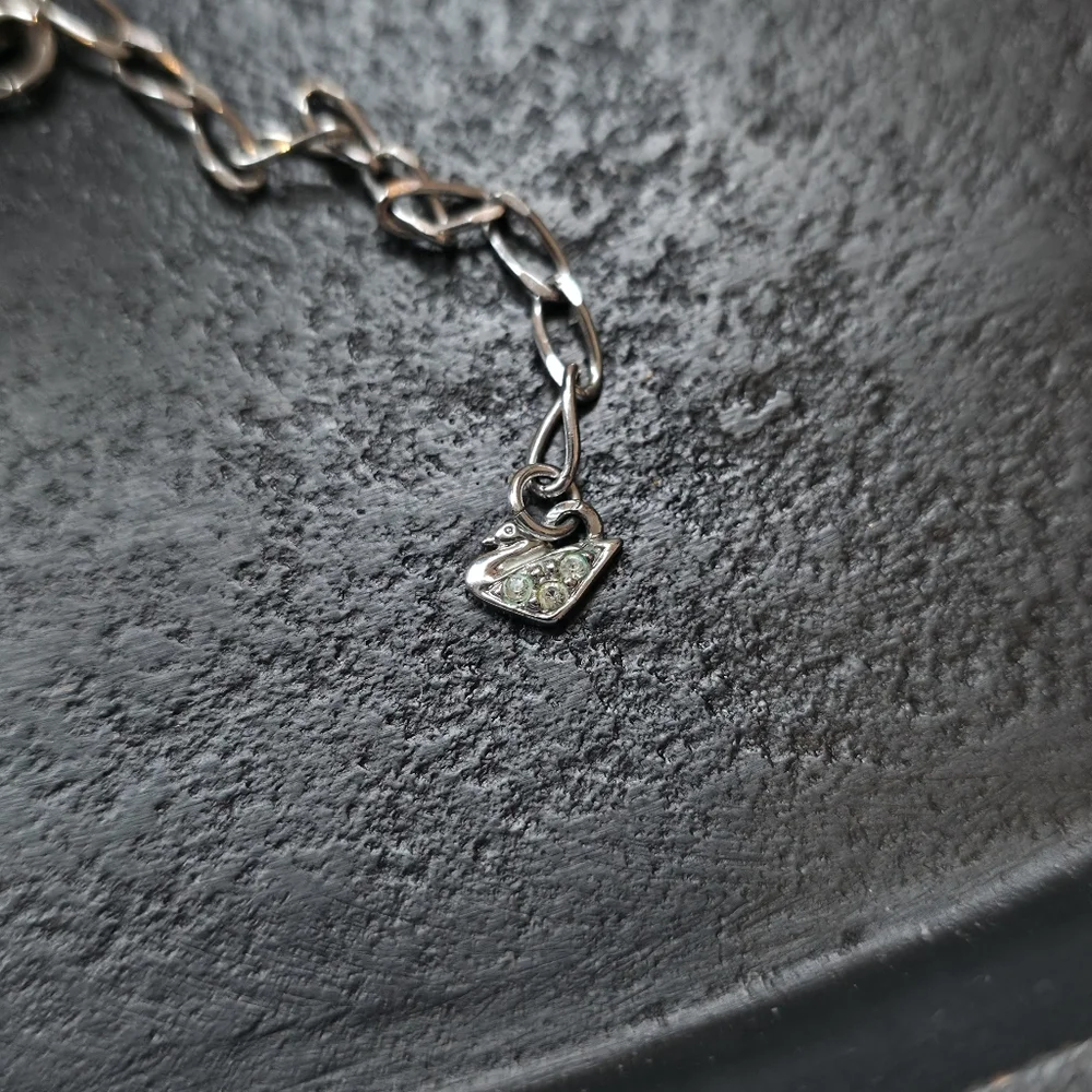 Swarovski Silver Plated Crystal Dance Necklace - Picture 4 of 4